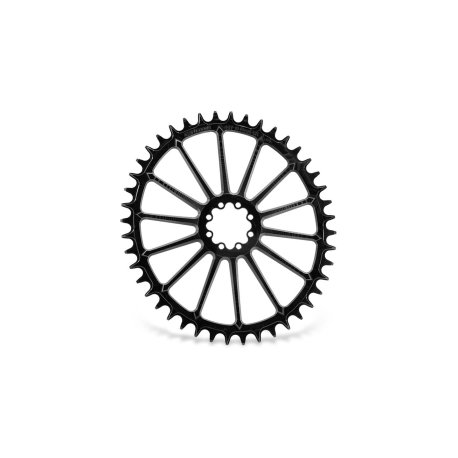 PLATO GARBARUK OVALADO DIRECT MOUNT AXS ROAD/GRAVEL (38T, BLACK)