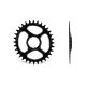 PLATO GARBARUK OVALADO SHIMANO XTR M9100 (CUSTOM OFFSET) (32T, BLACK)