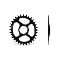 PLATO GARBARUK OVALADO SHIMANO XTR M9100 (CUSTOM OFFSET) (32T, BLACK)