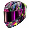 CASCO SHARK INTEGRAL AERON FAWN NEGRO-ROSA-AZUL