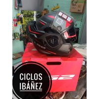 CASCO LS2 MODULAR FF906 ADVANT KUKA NEGRO-ROJO