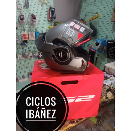 LIQUIDACION STOCK CASCO LS2 MODULAR FF906 ADVANT TITANIO MATE TALLA M