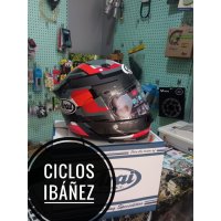 LIQUIDACION STOCK Casco ARAI QUANTIC Abstract - Rojo talla M