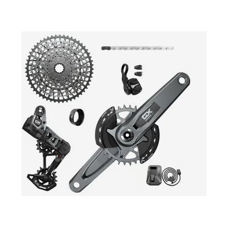 OFERTON AGOSTO GRUPO SRAM eagle axs gx t-type q174 cl55 dub mtb wide 170 dark polar 32t 170MM