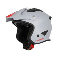 CASCO ACERBIS TRIAL ARIA 06 GRIS BRILLO