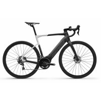 Bicicleta ebike mendiz EF21.06 105 Negro-blanco mate