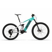 Bicicleta ebike mendiz ex41.08 turquesa-blanco mate