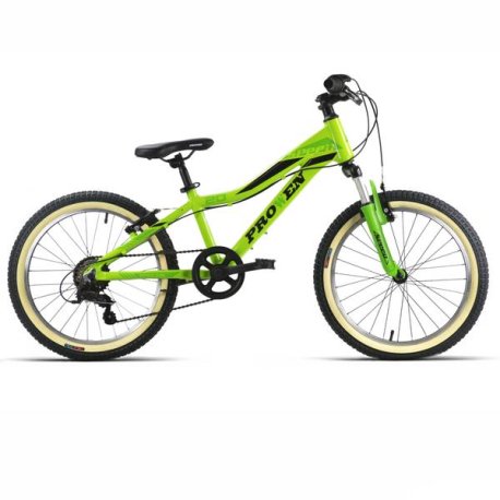 BICICLETA "20" ALUM. VERDE JL"PROWEN" 6VEL SUSP DELT