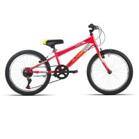 BICICLETA 20" JL-WENTI NIÑO ROJO/NEGRO 5 VELOCIDADES