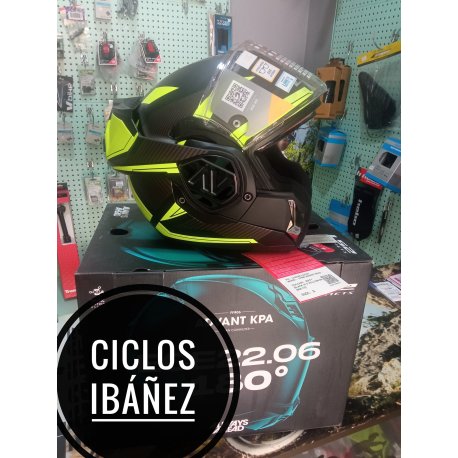 CASCO LS2 MODULAR FF906 ADVANT REVO NEGRO MATE-AMARILLO