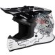 CASCO ACERBIS INFANTIL PROFILE JUNIOR BLANCO-NEGRO TALLA L 54CM