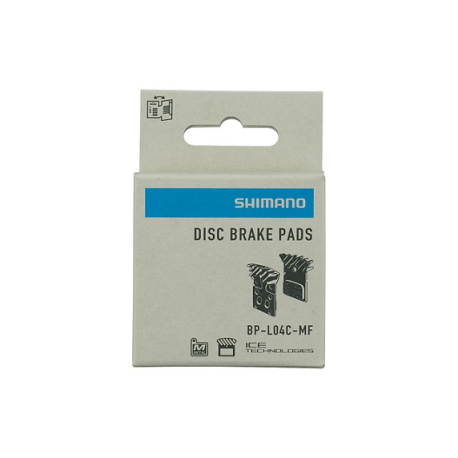 Pastillas shimano L04C-MF con aleta y muelle