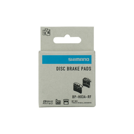 Pastillas de resina SHIMANO H03A-RF con aleta y muelle con pasador de aletas