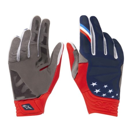 GUANTES ALPINESTARS MOTOCROSS AVIATOR AZUL-ROJO