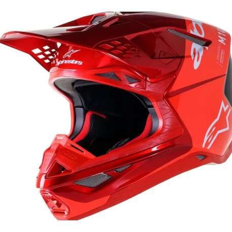 casco alpinestars Supertech M10 Flood MIPS rojo