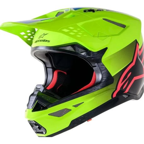 casco alpinestars Supertech M10 Unite amarillo