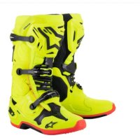 botas alpinestars tech 10 yelow-black-red