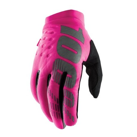 guantes 100% brisker mujer rosa