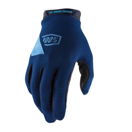 guantes 100% ridecamp azul