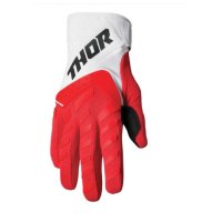 guantes thor spectrum rojo-blanco