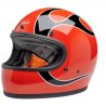 casco biltwell GRINGO COMPETITION ORANGE W/ FLAMES