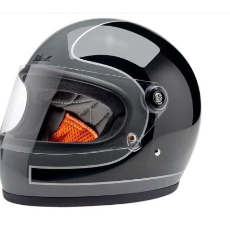 casco biltwell GRINGO S GLOSS STORM GRAY/BLACK TRACKER