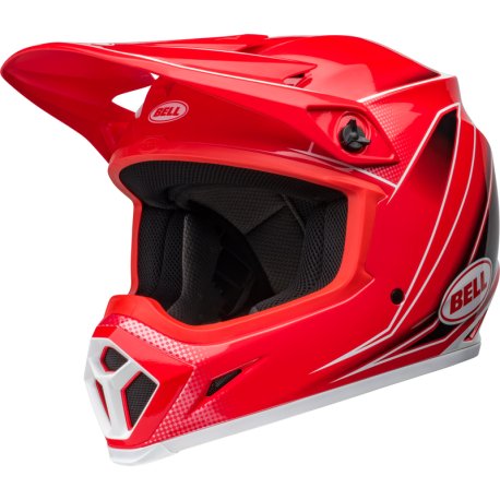 LIQUIDACION Casco BELL MX-9 Mips - Zone Gloss Red