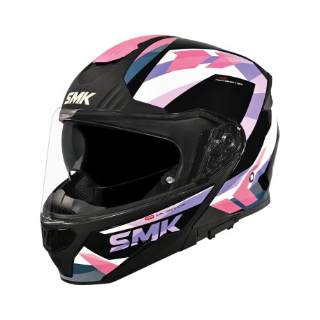 casco modular smk GULLWING CHARGER DECORADO BRILLO (GL219)