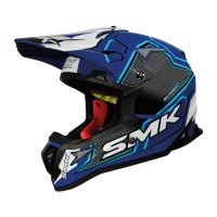 casco cross smk ALLTERRA MAVERIX DECORADO BRILLO (GL521)