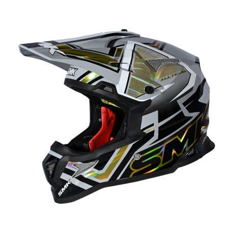 casco cross smk ALLTERRA X-ACES DECORADO BRILLO (GL627)
