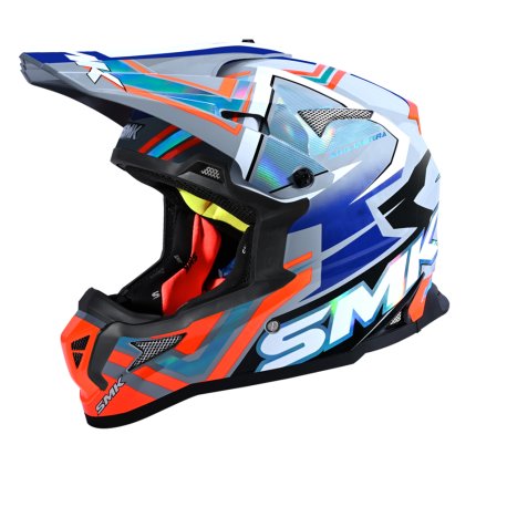 Casco cross smk allterra X-ACES DECORADO BRILLO (GL657)