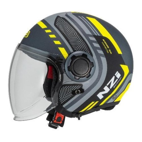 casco jet nzi RINGWAY 2 DUO CONNECTED ANTRACITE&GREY MATT