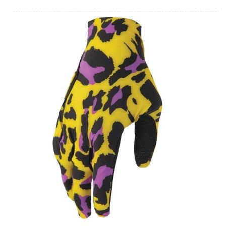 Guantes Sportmode Cheetah amarillo-purpura