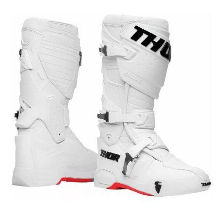 botas thor radial mx blanco