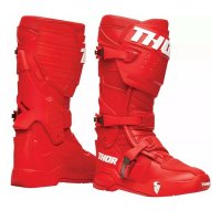 botas thor radial mx rojo