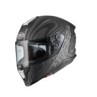 Casco premier Hyper Carbon PS negro-blanco