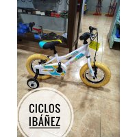 Bici infantil 12" unisex blanca/multicolor "MOD 1200" 2025