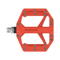 Pedales shimano plano) PD-GR400 rojo