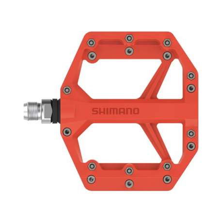 Pedales shimano plano) PD-GR400 rojo