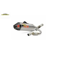 sistema de escape completo pro circuit T-6 EURO ACERO INOX./TITANIO/CARBONO yzf 450 2023-2025