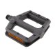 PEDALES PLATAFORMA NEGRO 9/16" FIBRA 100X100MM
