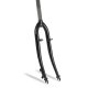 HORQUILLA 28" ROSCA 1" (25.4MM EXT) NEGRA L-240mm