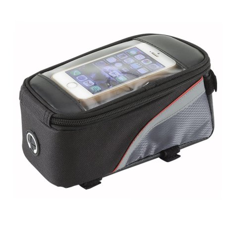 BOLSO PARA MOVIL WATERPROOF TELA/NYLON NEGRO/GRIS