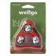 Calas de carretera WELLGO 6º antideslizantes compatibles Look y Wellgo R096