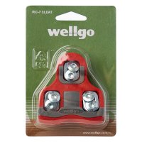 Calas de carretera WELLGO 6º antideslizantes compatibles Look y Wellgo R096