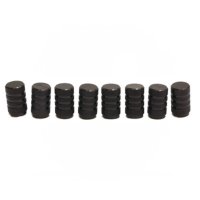 TAPONES VALVULA ALUMINIO EN NEGRO,CHF-09Q (8 PIEZAS)