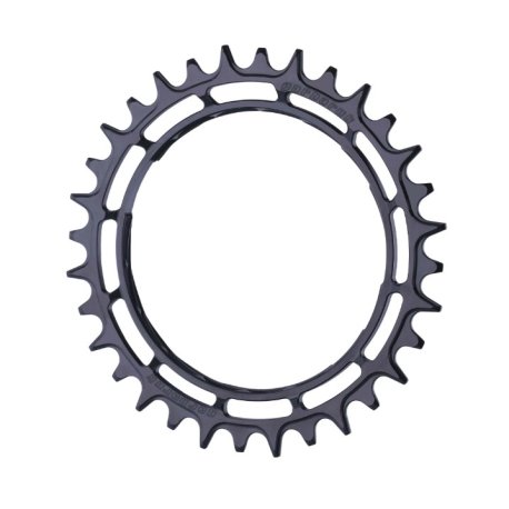 PLATO DE MONTAJE DE ROSCA MTB GARBARUK THREAD MUNT PARA MEDIDOR DE POTENCIA XX-XX SL (0MM - OVAL - 36T - BLACK)