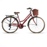 BICICLETA JL-WENTI CTB 28" COLOR GRANATE REVO SHIMANO 6 VEL 2025