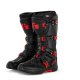 botas hebo mx x1 rojo-negro
