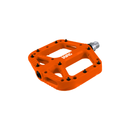 pedales planos naranja wag